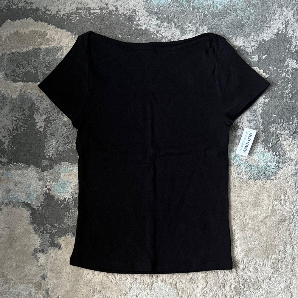 Old Navy Black Short Sleeve Tee